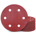 Awutzut 9 Inch 6 Hole Sanding Discs 80 Grit Hook and Loop by Awutzut