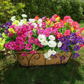 Artificial Flowers for Outdoors Fake Plants Outside Decoration, 12 Bundles Silk by HyeFloraartificialflowers