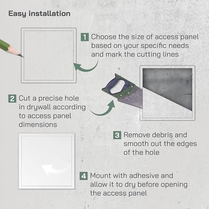 Vent Systems Access Panel for Drywall 20 x 20 Inch - Image 4