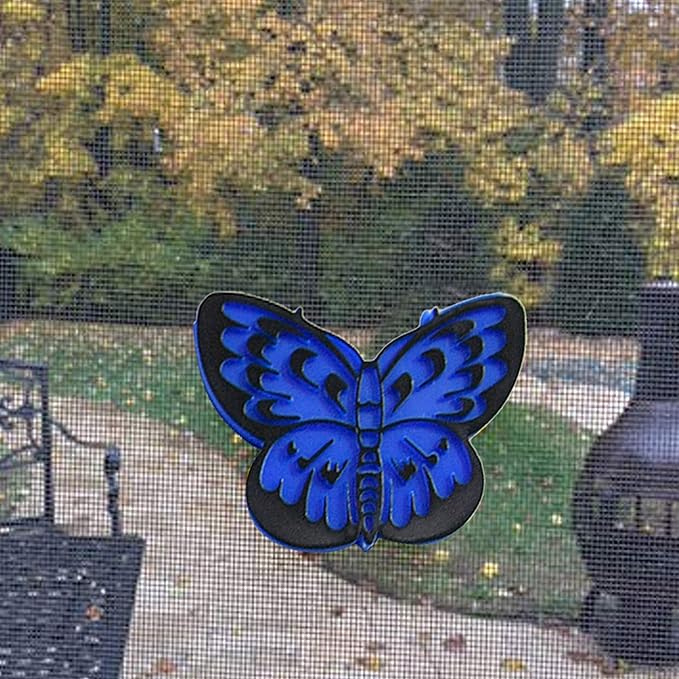 HOME-X 3D Butterfly Screen Patches, Mesh Door Repair Kit, Decorative Patch Set - Image 3