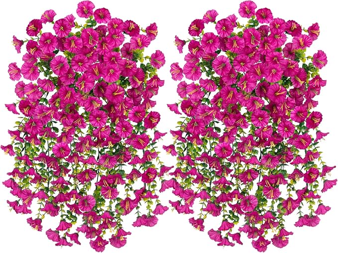 Artificial Faux Hanging Flowers Plant - Image 6