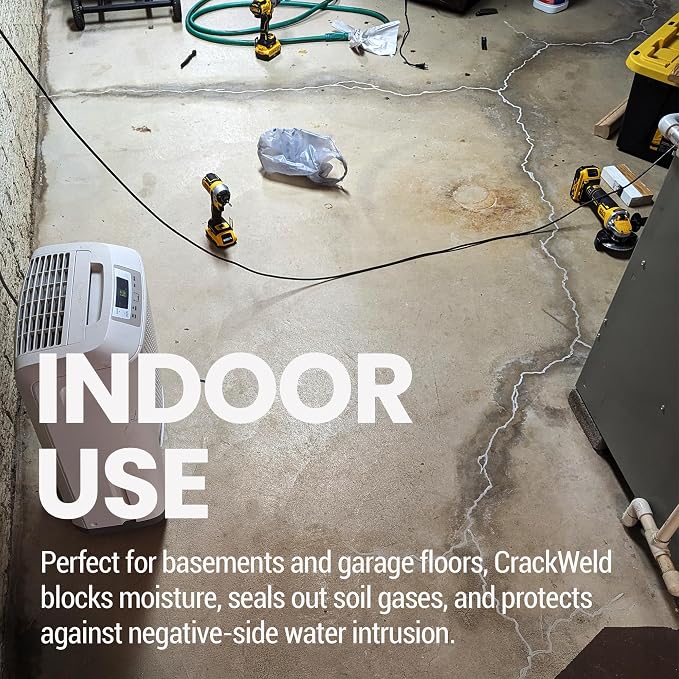 CrackWeld Concrete Crack Repair Kit – Polyurethane Concrete Crack Filler - Image 7