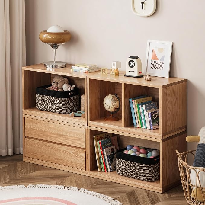 4 Pack Storage Baskets for Organizing, Woven Baskets for Shelves - Image 4