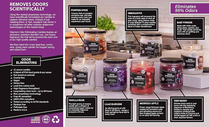Siberian Fir Odor Eliminating Highly Fragranced Candle - Image 7