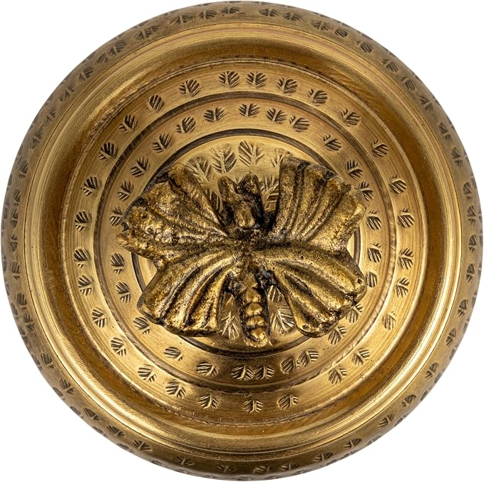 Creative Co-Op Round Hammered Metal Container - Image 5