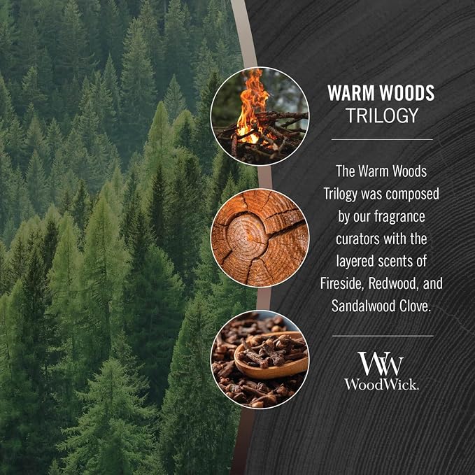 WoodWick Warm Woods Trilogy Holiday Candle Gifts - Image 3