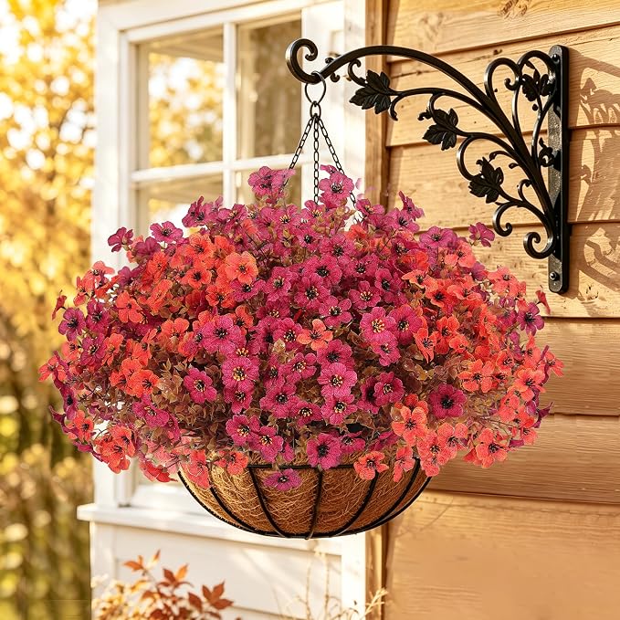 Artificial Fake Mums Flowers Plants - Image 7