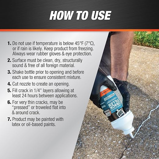 DAP Liquid Cement Crack Filler, 32 Oz - Image 3