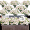 ColoPlay 24 Bundles White Artificial Flowers by ColoPlay