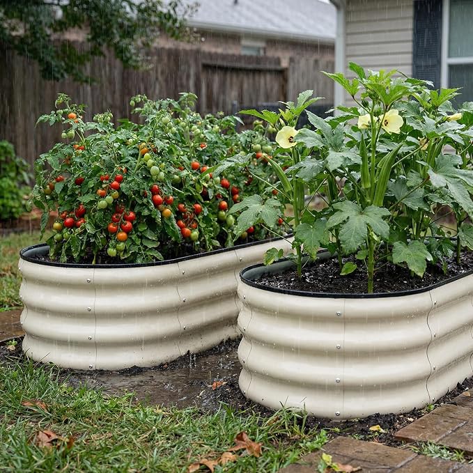 Galvanized Raised Garden Bed Outdoor - Image 2