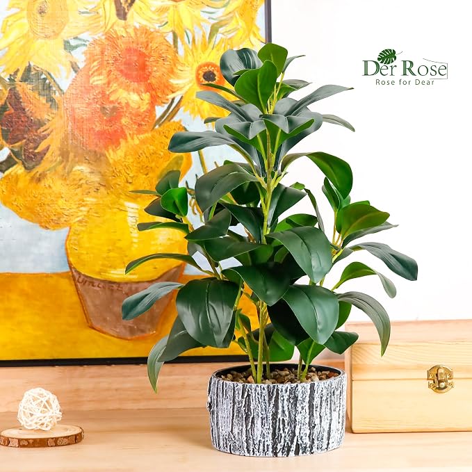 Der Rose 15.7" Artificial Plants Indoor - Image 5
