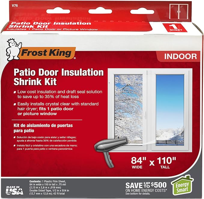 Frost King V76H Shrink Window Kit 84-Inch by 110-Inch by Thermwell+Products+Co.%2C+Inc