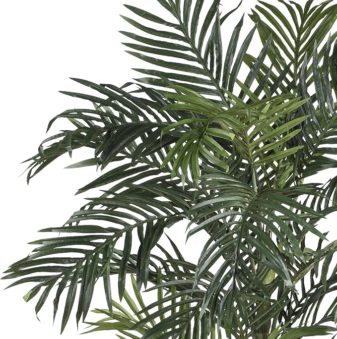 Nearly Natural 6.5 ft Artificial Golden Cane Palm Tree - Image 2