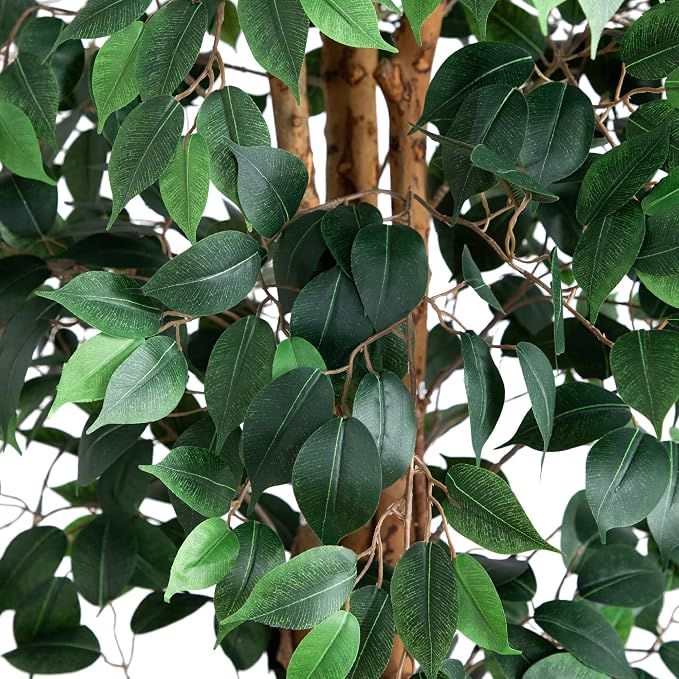 Nearly Natural 9ft. Artificial Ficus Tree - Image 5