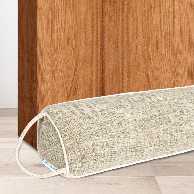 NABOWAN 36" Weighted Under Door Draft Stopper -Triangular Door Draft Blocker by NABOWAN