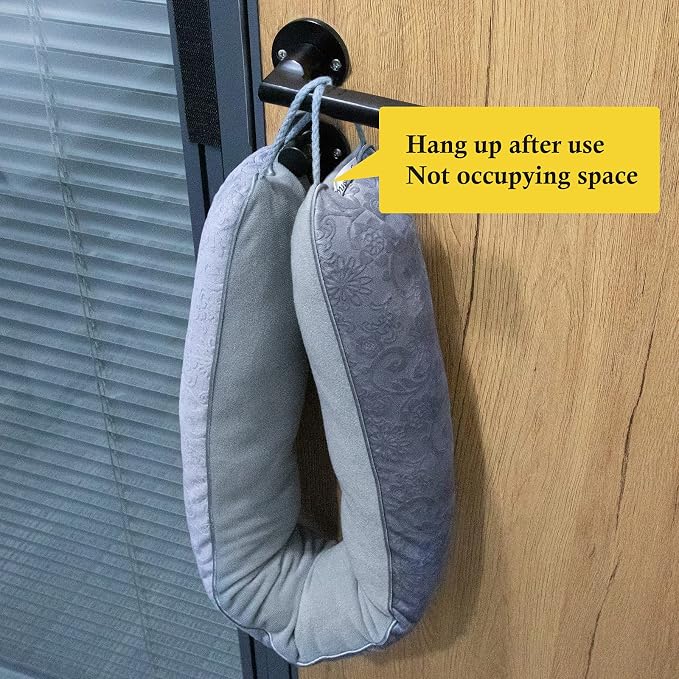 fowong Door Draft Stopper 38", Weighted Under Door Gap Filler, Light & Dust - Image 7