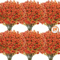 24 Pcs Artificial Fall Flowers Fake Mums by OuddyDecor
