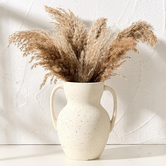 Emotionally Grounded Vase, Vaseking Large Ceramic Rustic Vase by Vaseking