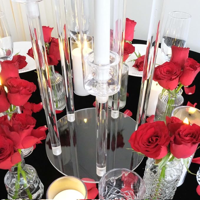 35inch 10pcs Acrylic Candelabra Centerpieces - Image 6