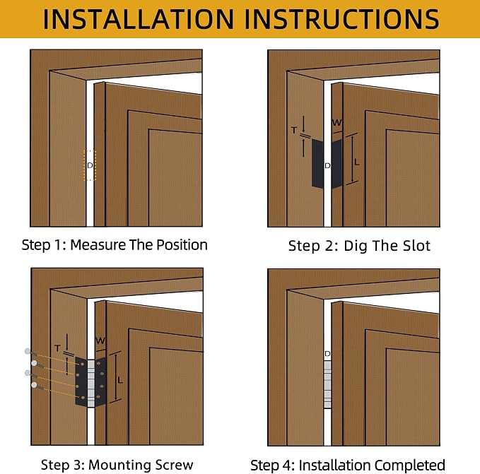 4.5 inch X 4.5 inch Black Heavy Duty Commercial Door Hinge | - Image 8