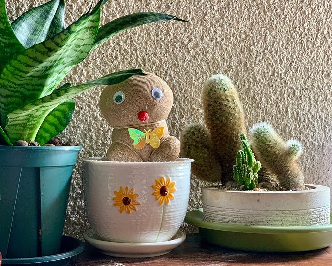 Ceramic Plant Pots, Sunflower Planters - Image 7