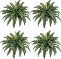 FOREST PRINCE 35" Fake Ferns Artificial Boston Ferns by ForestPrince