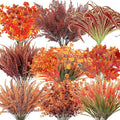 19 Bundles 10 Styles Artificial Fall Flowers Plants by LELEE