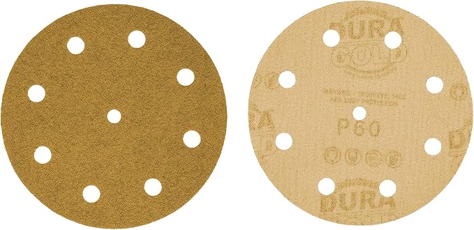 Dura-Gold Premium 5" Gold Sanding Discs - Image 2