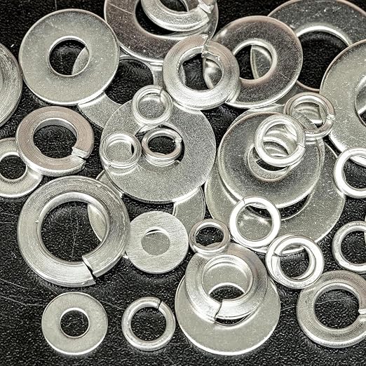 NEIKO 50400A Stainless Steel Lock and Flat Washer Assortment | 350 Piece Set | - Image 7