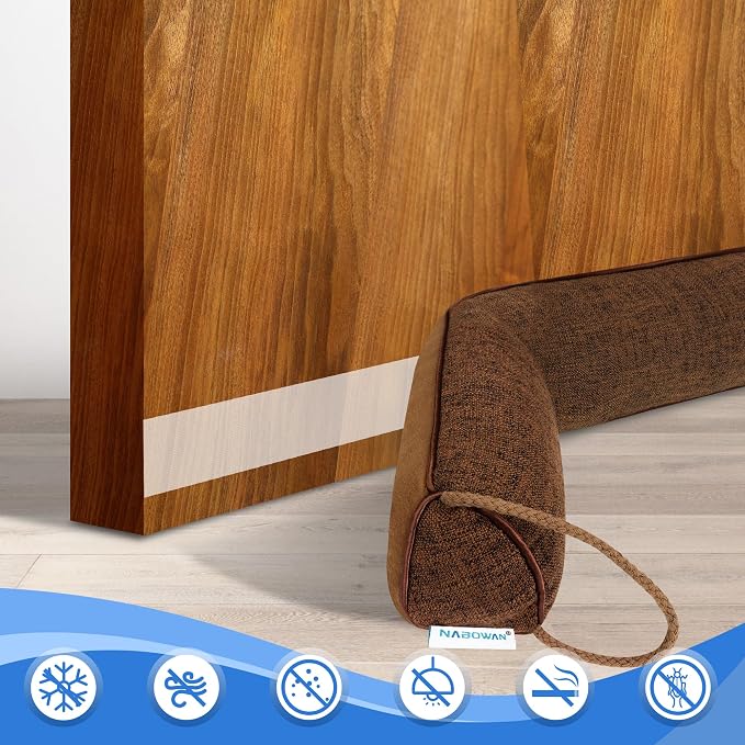 NABOWAN 36" Weighted Under Door Draft Stopper -Triangular Door Draft Blocker - Image 5