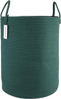 XUANGUO Cotton Rope Laundry Basket Hamper by XUANGUO