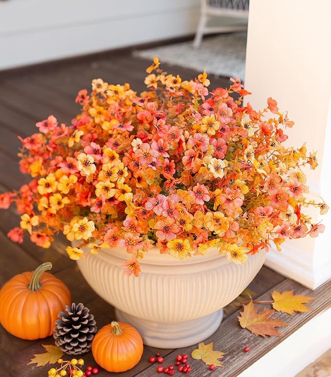 Artificial Fall Flowers Faux Mums by HyeFloraartificialflowers
