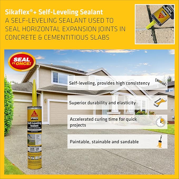 SIKA Sikaflex Self-Leveling Sealant, Fast Curing, - Image 4