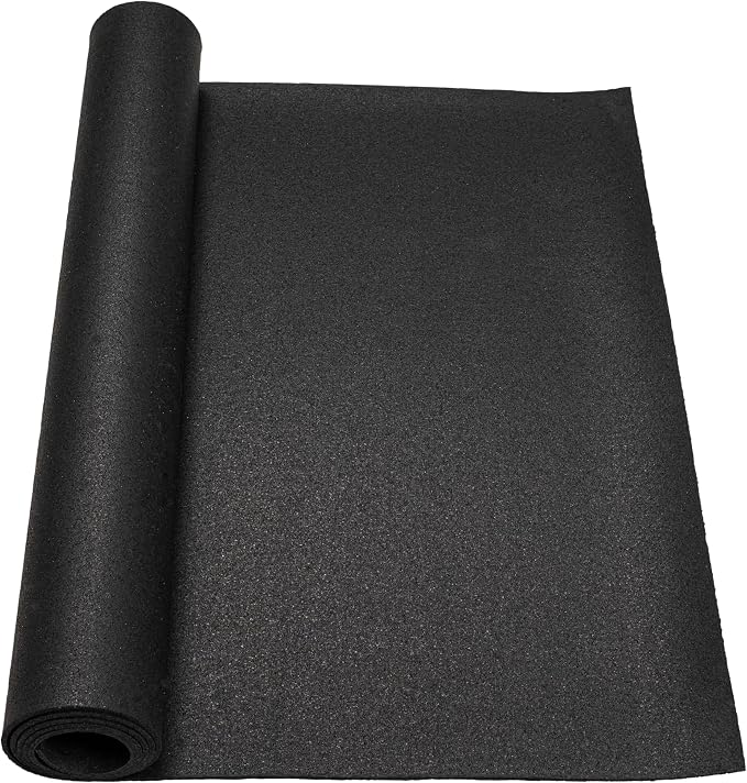 MSI Rubber Utility Mat 60in. x 96in. Black Floor Mat Pack Accent Wall Tile - Image 2
