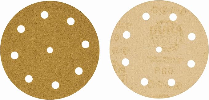 Dura-Gold Premium 5" Gold Sanding Discs - Image 2