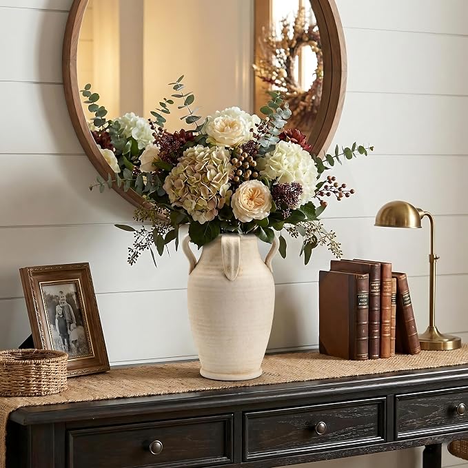 Emotionally Grounded Vase, Vaseking Large Ceramic Rustic Vase - Image 4