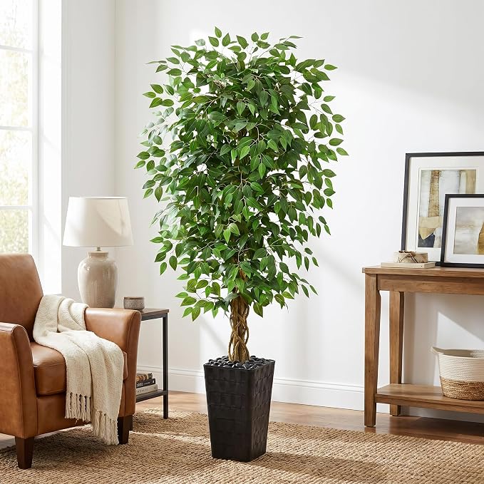 Artificial Ficus Tree 5FT Faux Floor Tree - Image 2