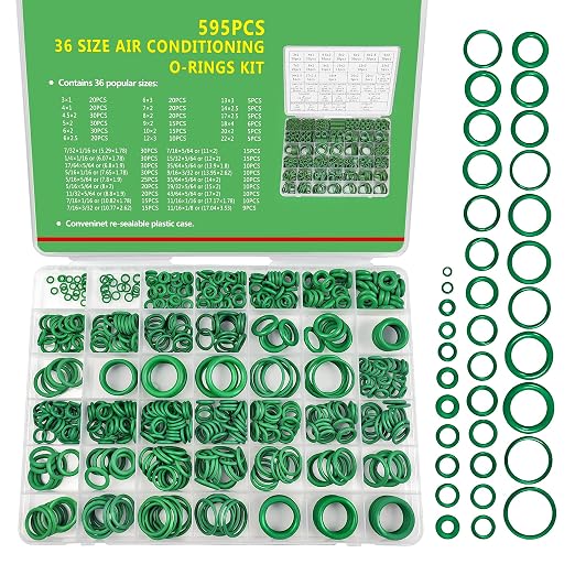 O Rings O-Ring Assortment Kit 36 Metric SAE Sizes - Image 7