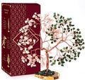 Handmade Healing Crystal Tree of Life Green Aventurine & Rose Quartz Chakra Tree by KARMAPLEDGE