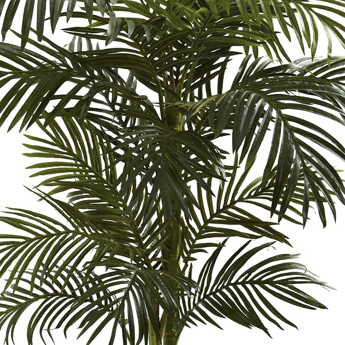 Nearly Natural 5 ft Artificial Golden Cane Palm Tree - Image 5