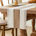 Boho Table Runner for Fall Home Decor 12x72 Farmhouse Woven Runner | 72 Inches by FEXIA
