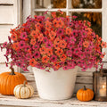 Artificial Faux Mums Flowers Plants by Digtecno