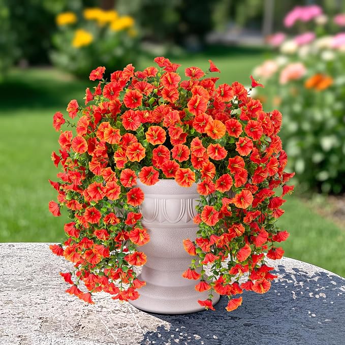 Artificial Fall Faux Hanging Flowers Plants - Image 4