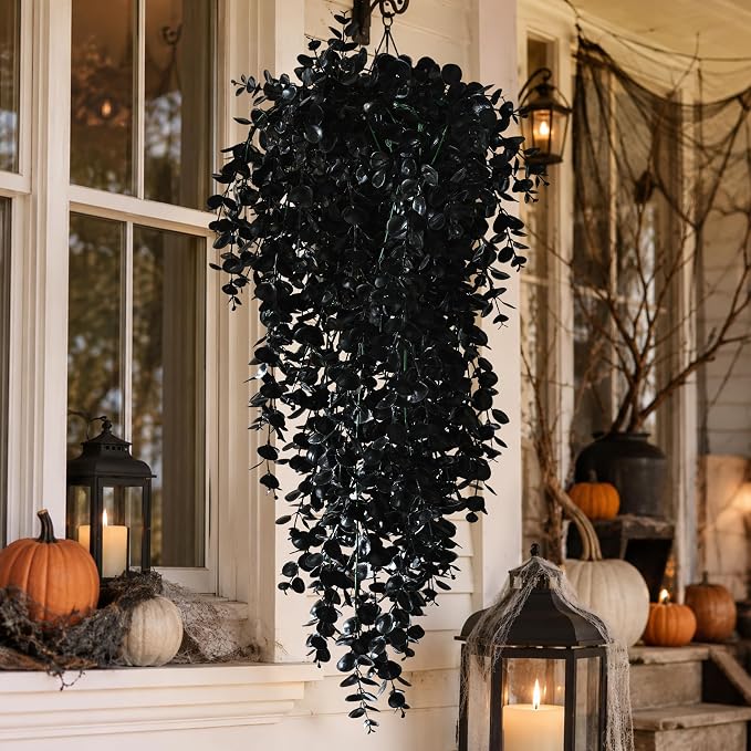 4Pcs Artificial Hanging Plants - Image 6