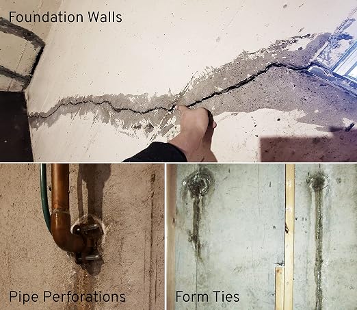 uPlug Concrete Foundation Crack Repair Kit – Polyurethane Crack Injection Foam - Image 8