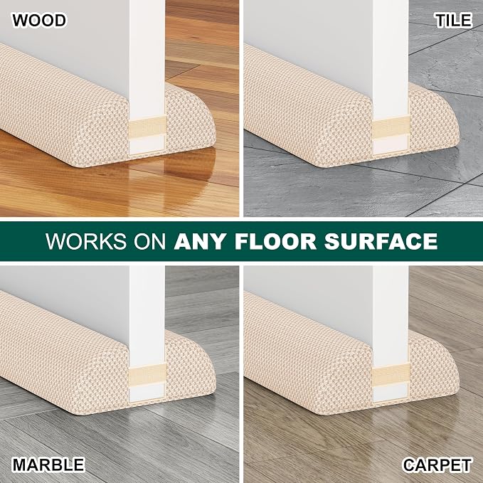 HADOR 30 Inch Door Draft Stopper, Fits 24-30" Doors, 0.5-1.7" Gaps, Blocks - Image 8
