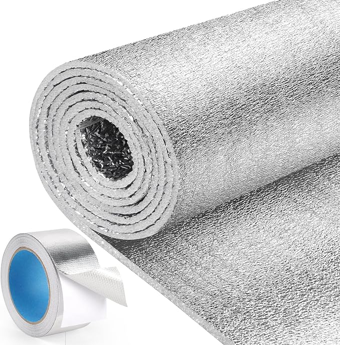 HADOR Reflective Window Insulation Roll, 48 in x 10 ft Heat Blocker | Window by HADOR