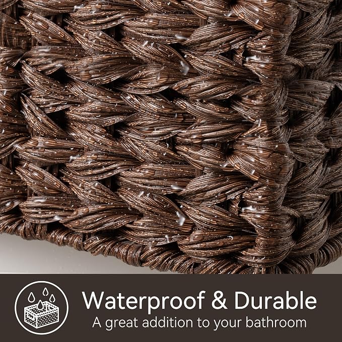 GRANNY SAYS Large Wicker Basket, Decorative Woven Basket - Image 5
