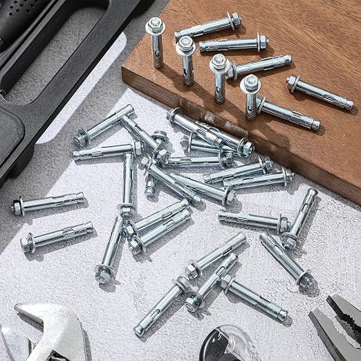 100 Pack 1/4" x 1-3/8" Sleeve Anchors - Image 7