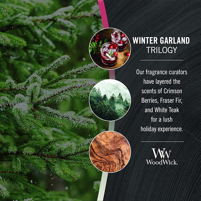 WoodWick Winter Garland Trilogy Holiday Candle Gifts - Image 4
